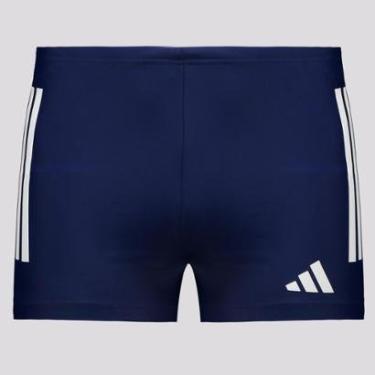 Imagem de Sunga Adidas Boxer 3 Stripes BLD Marinho-Masculino