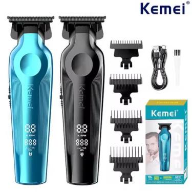 Imagem de Kemei-264 Máquina de acabamento, Portátil Recarregável Bivolt Profissi