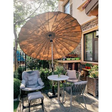 Imagem de Guarda-sol, guarda-chuva de pátio, guarda-chuvas de mesa de jardim ao ar livre com ajuste de inclinação, guarda-chuva de mesa ao ar livre, guarda-chuva de mercado de 2,5 m, guarda-chuva de pátio, para