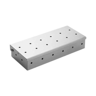Imagem de Caixa Defumadora De Aço Inoxidável Para Chips De Madeira Para Churrasc