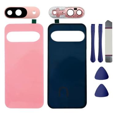 Imagem de Substituição de vidro traseiro para Pixel 9 com lente de câmera traseira para Google Pixel 9 5G Capa traseira de vidro + fitas de pré-instalação + ferramentas (não adequado para Pixel 9 Pro XL/9 Pro