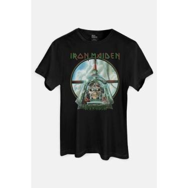 Imagem de Camiseta Iron Maiden Aces High - Piticas, P, Preto, Unissex