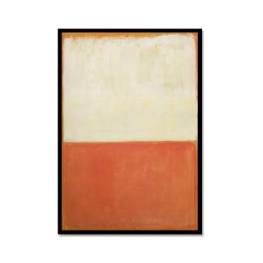 Imagem de Pôster de arte de parede vintage Mark Rothko arte moderna abstrata blocos de cores minimalistas impressão de pintura em tela sala de estar decoração de casa (SKU23,20,3x30,5 cm = (20 x 30 cm), moldura