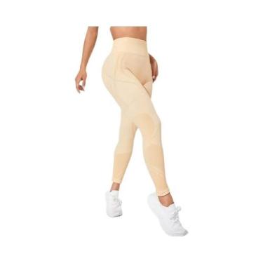 Imagem de Calças De Yoga Sem Costura De Cintura Alta Para Mulheres, Leggings De 