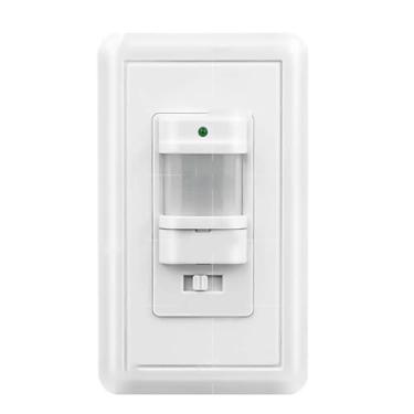 Imagem de Yinhing Interruptor Detector de Movimento PIR, Detecção de 180 ° Com Lente Fresnel Sem área Cega ABS Retardador de Chamas de Alcance de 9M para Corredores, Banheiros, Escolas (100-240V)