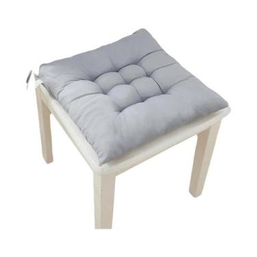 Imagem de Almofada Quadrada Macia Para Cadeira Com Estofamento De Algodão Para E