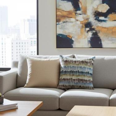 Imagem de Capas para Almofadas 60 x 60 Estampadas Conjunto 2 Peças - Nallu Decor