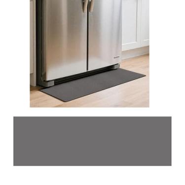 Imagem de Tapete de geladeira, mini tapete de geladeira, absorvente/impermeável, sob a geladeira, mini bandeja de gotejamento evita vazamento de água do aparelho (tamanho: 11,81 x 39,37 pol (30 x 100 cm), cor