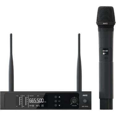 Imagem de Microfone Sem Fio AKG WP 300 Bastão Cardioide 1 Mic Preto - Jbl