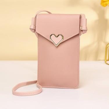 Imagem de Pequena bolsa tiracolo para celular feminina mini bolsa transversal