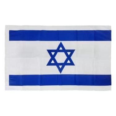 Imagem de Bandeira Israel 1,50x0,90mt tamanho oficial - Home Good