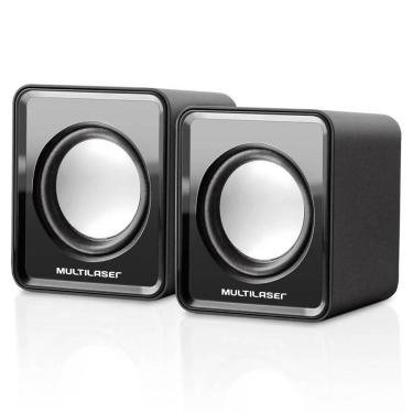 Imagem de Caixa de Som Mini PC Notebook USB 3W RMS Multilaser SP144-Unissex