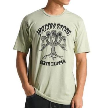 Imagem de Camiseta Volcom Feeding Tree SM25 Masculina-Masculino