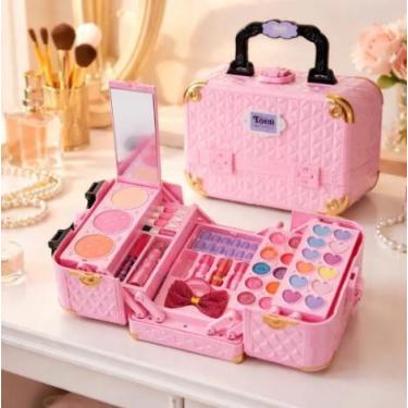 Imagem de Kit Maleta Com Maquiagem Infantil Completa Profissional - Fenzza