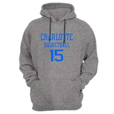 Imagem de Blusa Moletom Capuz Basquete Charlotte Basketball número 1 - Loja Clic