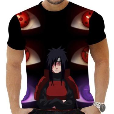 Imagem de Camiseta Camisa Personalizada Anime Naruto Madara Uchiha 01 - Zahir St