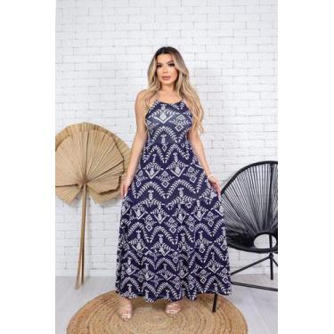 Imagem de Vestido Longo Saia 3 Marias Babado Cruzado Nas Costas - Luh May, P