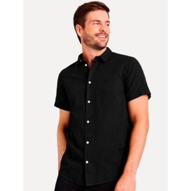 Imagem de Camisa Reserva Masculina Manga Curta Nova Paraty Preta-Masculino