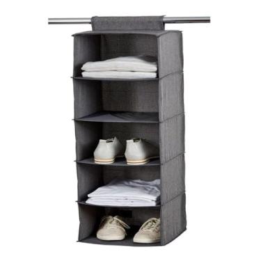 Imagem de SAPATEIRA PARA GUARDA ROUPA ORGANIZADOR COM 5 PRATELEIRAS MULTIUSO