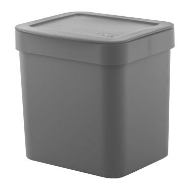 Imagem de Lixeira Trium 2,5 Litros - Cinza - Ou