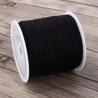 Imagem de AYNEFY Cordão de Miçangas de Nylon de 100M, Corda de nó Chinês Forte de 0,8 Mm de Diâmetro para Fazer Jóias, Colares e Pulseiras DIY
