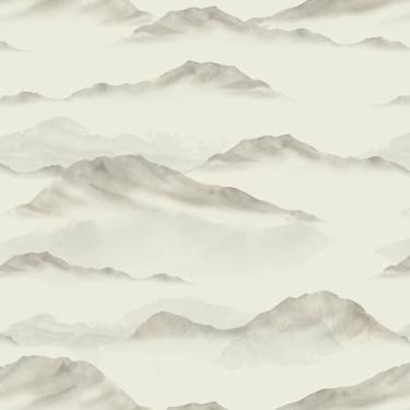 Imagem de Kitico Descole e cole papel de parede, papel de parede autoadesivo marrom moderno papel de parede decorativo removível para quarto, banheiro, prateleira, vinil, 44 x 203 cm