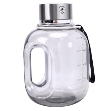Imagem de Zhjvihx Gerador de Garrafa de água de Hidrogênio de 1,8L, Máquina de água Rica Em Hidrogênio de 300 1800ppb Com Eletrodos, Boca Larga à Prova de Vazamento para Academia, Viagens,