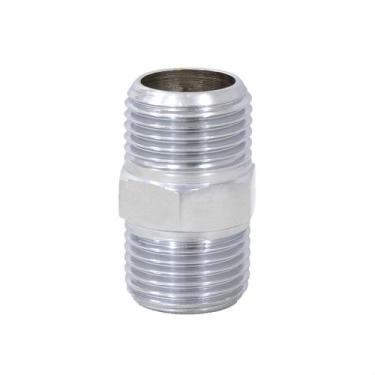 Imagem de Niple De 1/2 X 1/2 Macho X Macho Em Metal Cromado - Roddex