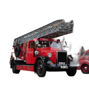 Imagem de Quebra-Cabeças Educativo Carro De Bombeiros Antigo 60 Peças