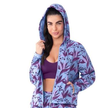 Imagem de Jaqueta Corta-vento Estampada Jardim de Hortênsias - Zee Rucci, G