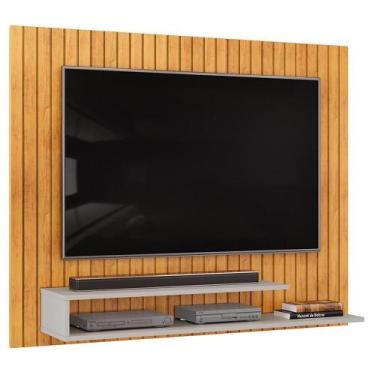 Imagem de Painel Ripado Para Tv 55 Pol 134cm Lipe D05 Cedro Bali - Lyam Decor
