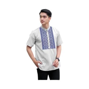 Imagem de Camisa Casual Masculina Com Estampa 3D E Gola Alta Para Celebrações Do