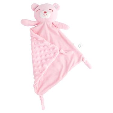 Imagem de Naninha Bebê Urso Com Textura Rosa - Pimpolho