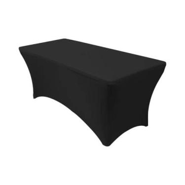 Imagem de Capa De Mesa De Spandex Elástica 4FT-10FT, Resistente a Rugas, Lavável