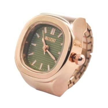 Imagem de Relógio De Quartzo Unissex Com Mostrador Quadrado, Criativo, Com Caixa