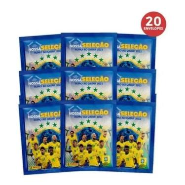 Imagem de Kit 20 Envelopes Nossa Seleção Rumo Ao Qatar 2022 - Panini