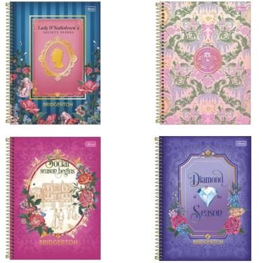 Imagem de CADERNO ESPIRAL UNIVERSITÁRIO 1 MAT 80F BRIDGERTON - TILIBRA