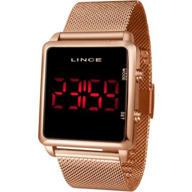 Imagem de Relógio Lince Feminino Led Digital Rose Mdr4596l Pxrx