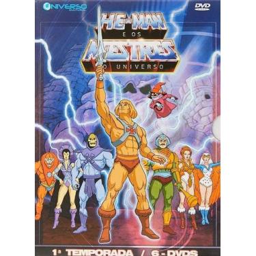 Imagem de Box He-Man Os Mestres Do Universo 1ª Temp. 6 DVDs Original - NOVODISC