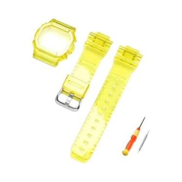 Imagem de Pulseira De Borracha Transparente À Prova d'Água Para Casio G-SHOCK G-
