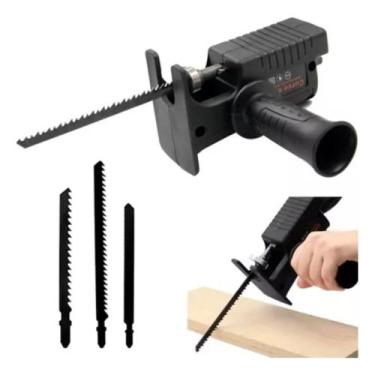 Imagem de Adaptador de serra para furadeira elétrica portátil cortador multifunc