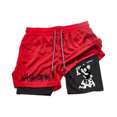Imagem de Shorts Esportivos Masculinos De Malha Respirável Para Academia, Estilo