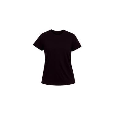 Imagem de Camiseta Baby Look Feminina Básica 100 Algodão Alta Qualidade Lisa Bas