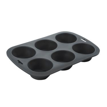 Imagem de Forma De Silicone Para 6 Cupcakes Retangular 24x16cm
