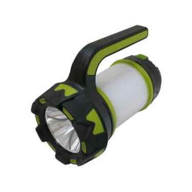 Imagem de Lanterna Holofote LED T6 Recarregável Explorer Echolife, Preto e Verde