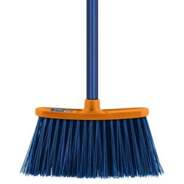 Imagem de Vassoura Domestica Varre Facil Uso Interno Com Cabo Roma