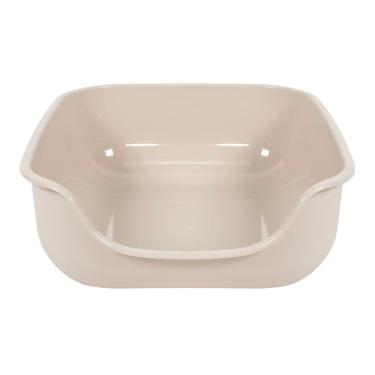 Imagem de Pet Games Caixona De Areia Bege - Bandeja Higiênica Para Gatos