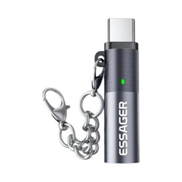 Imagem de Isqueiro Portátil Essager Tipo C Mini Com Fio De Tungstênio Para Carro
