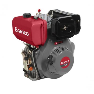 Imagem de Motor Diesel 7,0Cv Eixo H Partida Elétrica Bd-7.0 Branco