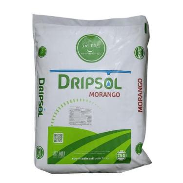 Imagem de Adubo Dripsol Morango 3kg SQM Vitas - Para Hidroponia e Fertirrigação 